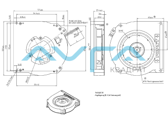 RLF 100-11/14/2 Вентилятор компактный ebmpapst