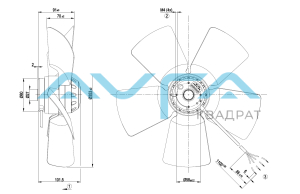A4E350-AA06-23 Осевой вентилятор ebmpapst