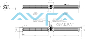 QL3/3030A3-2118L-471 ey Тангенциальный вентилятор ebmpapst