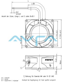 8856 N Вентилятор компактный ebmpapst 
