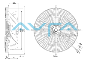 S4E330-BP18-31 Осевой вентилятор ebmpapst