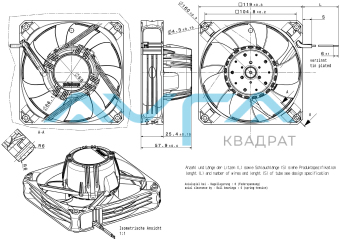 AC 4400 FNNR Вентилятор компактный ebmpapst