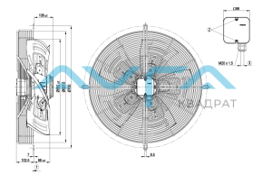 S4D560-AM03-01 Осевой вентилятор ebmpapst