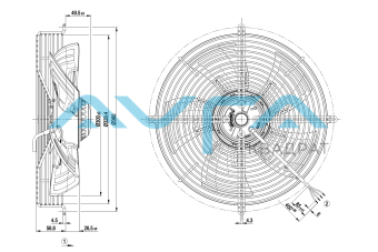 S4E300-AS72-31 Осевой вентилятор ebmpapst