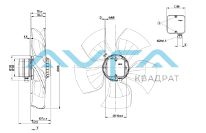 A4D450-AU01-01 Осевой вентилятор ebmpapst
