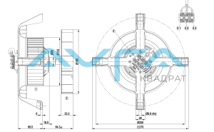 R2E180-AH05-33 Центробежный вентилятор ebmpapst