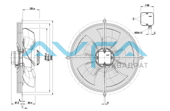 S4D450-BO14-02 Осевой вентилятор ebmpapst