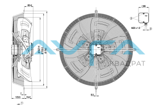 S8D630-AM01-01 Осевой вентилятор ebmpapst