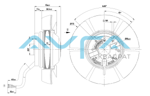 A2E170-AF23-02 Осевой вентилятор ebmpapst