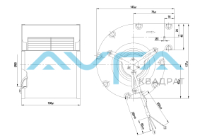 D2E097-CB01-02 Центробежный (радиальный) вентилятор ebmpapst