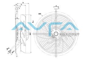 S2D250-BH02-01 Осевой вентилятор ebmpapst