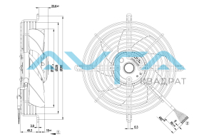 S2D200-AH18-01 Осевой вентилятор 200 мм ebmpapst