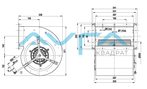 D4E240-BA01-01 Центробежный вентилятор ebmpapst
