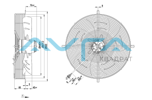 S4D450-AP01-02 Осевой вентилятор ebmpapst