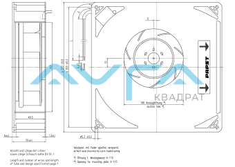 RG 160-28/14 NTDH Вентилятор компактный ebmpapst