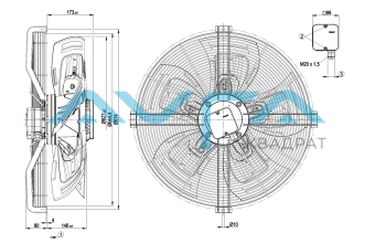 S4D630-BH01-07 Осевой вентилятор ebmpapst