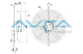 S2D300-BP02-31 Осевой вентилятор ebmpapst