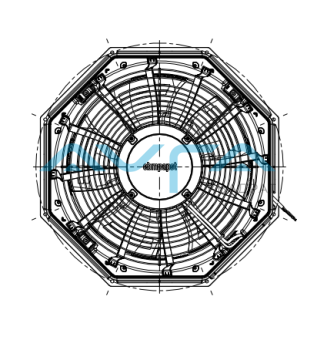 W3G500-KM03-I2 осевой вентилятор ebmpapst