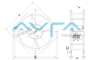 W2E200-HH86-01 Осевой вентилятор 200 мм ebmpapst