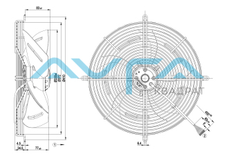 S4D330-BP10-31 Осевой вентилятор ebmpapst