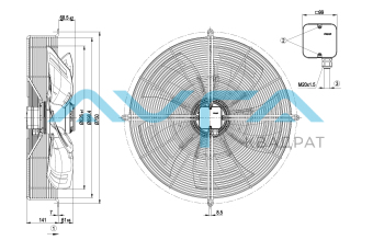 S6D630-AN01-02 Осевой вентилятор ebmpapst