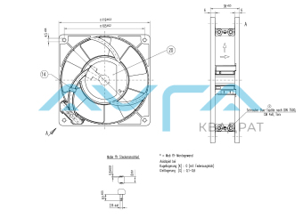 9658 Вентилятор компактный ebmpapst 