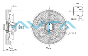S4E500-AE03-01 Осевой вентилятор ebmpapst
