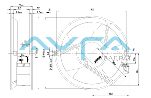 W2E143-AB15-01 Осевой вентилятор ebmpapst