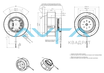 RER 133-41/14/2 TDP Вентилятор компактный ebmpapst