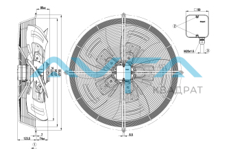 S6D630-AM01-01 Осевой вентилятор ebmpapst