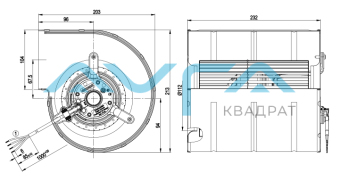 D2E133-DM52-E1 Центробежный вентилятор ebmpapst (255/0,26 кВт) 2000 об/мин