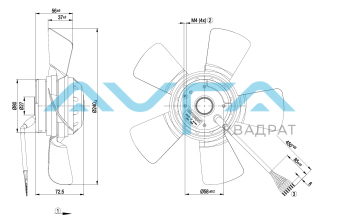 A2D240-AA02-02 Осевой вентилятор ebmpapst