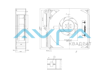RG 160-28/18 NU Вентилятор компактный ebmpapst