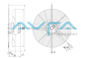 S2E300-BA01-09 Осевой вентилятор ebmpapst