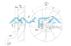 A4S200-AI04-01 Осевой вентилятор 200 мм ebmpapst