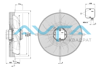 S4E420-AU03-03 Осевой вентилятор ebmpapst
