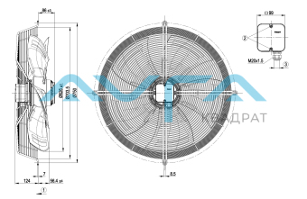 S8D630-AN07-05 Осевой вентилятор ebmpapst