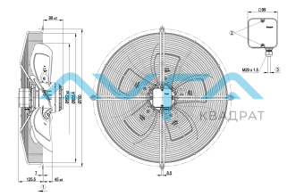 S4D560-AB01-01 Осевой вентилятор ebmpapst
