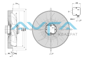 S4E420-AU03-03 Осевой вентилятор ebmpapst