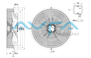 S6D630-AN01-02 Осевой вентилятор ebmpapst