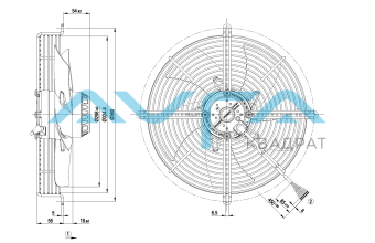 S2D300-AP02-31 Осевой вентилятор ebmpapst