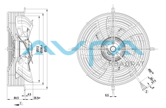 S4E315-AS20-30 Осевой вентилятор ebmpapst
