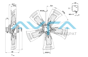 A6D910-AA01-02 Осевой вентилятор ebmpapst