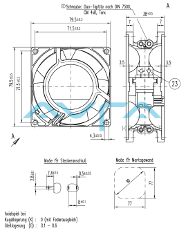 8506 A Вентилятор компактный ebmpapst 