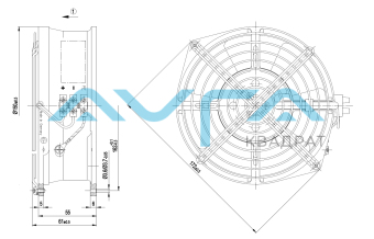 W2G130-AA33-26 Осевой вентилятор 130 мм ebmpapst