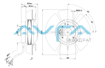 A2D170-AA04-01 Осевой вентилятор ebmpapst