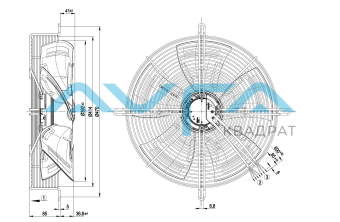 S3G400-AN04-32 Осевой вентилятор ebmpapst