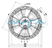 W1G200-FA87-14 Осевой вентилятор ebmpapst