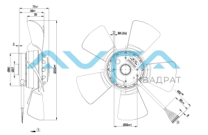 A4D250-AA36-01 Осевой вентилятор ebmpapst