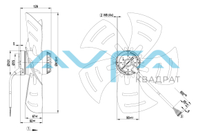 A4D420-AP02-02 Осевой вентилятор ebmpapst